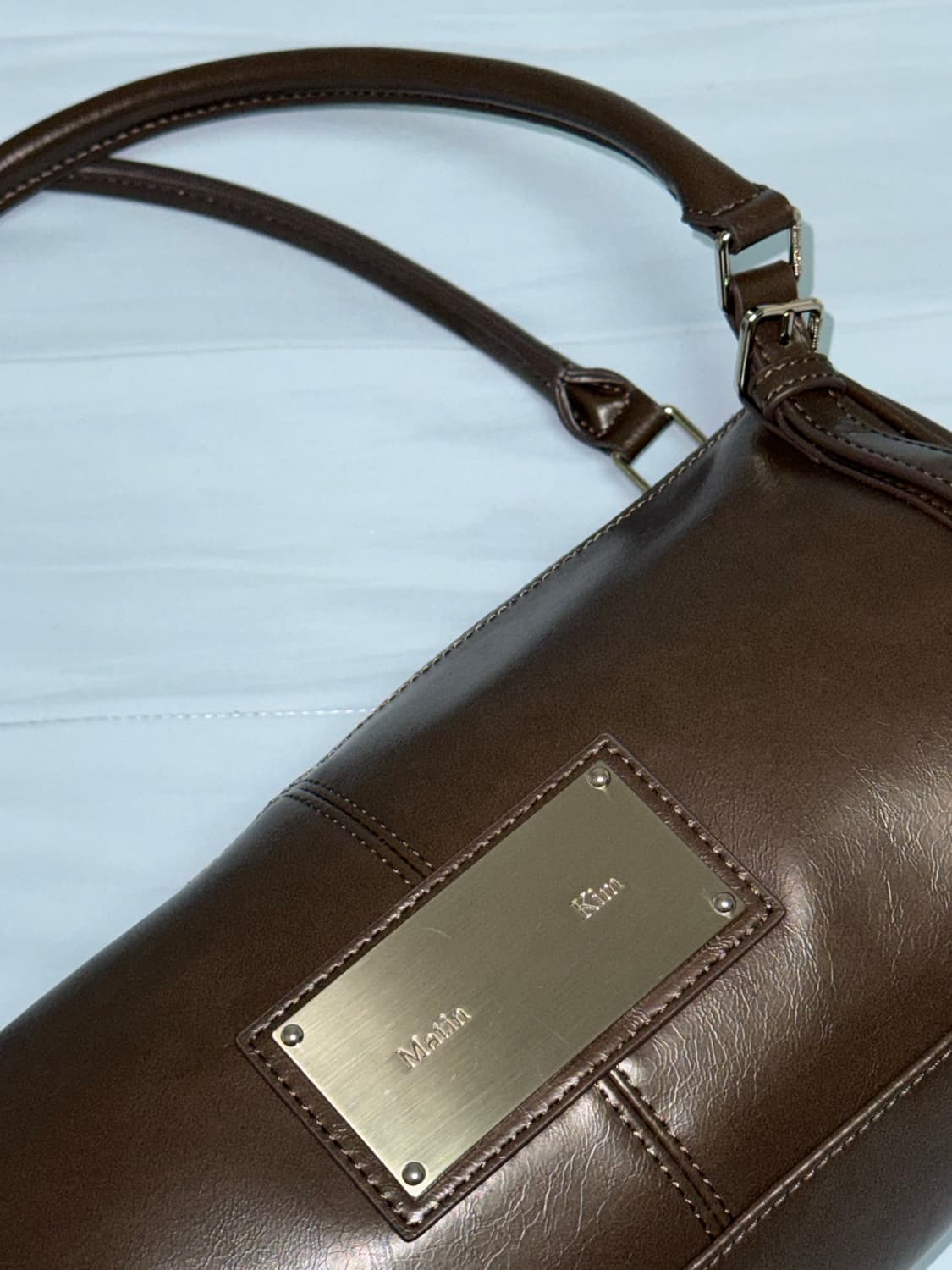 마뗑킴 브라운 숄더백 상품이미지2