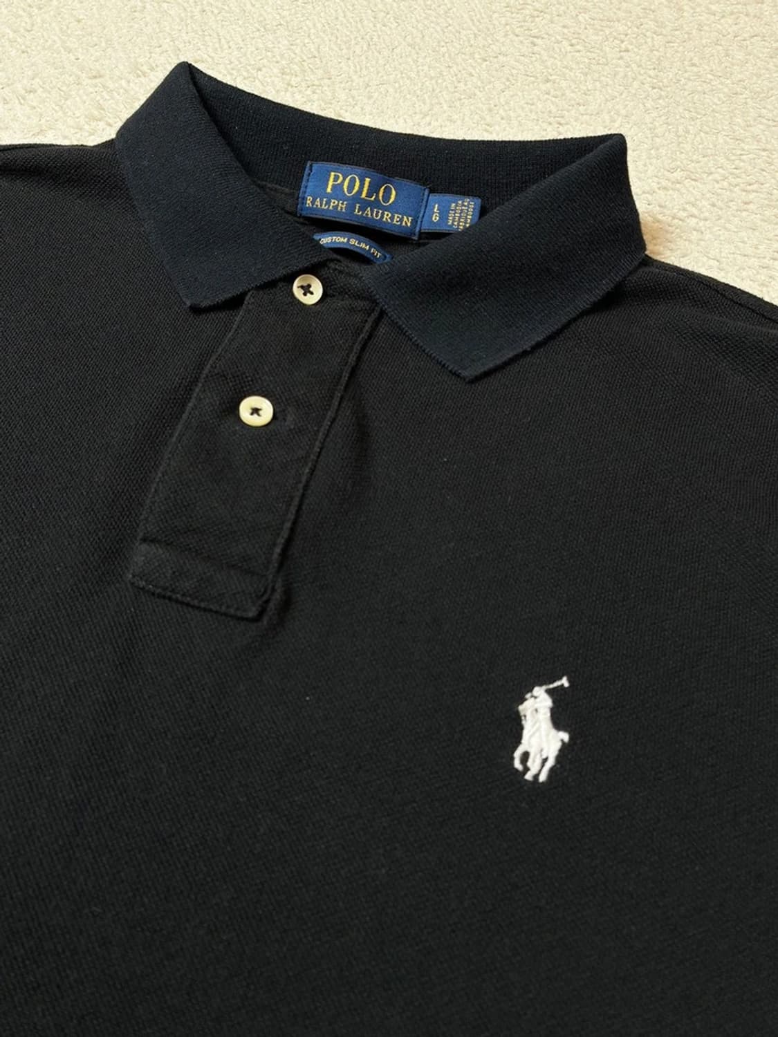 폴로 랄프로렌 베이직 로고 카라 롱 슬리브 PN7848 상품이미지3