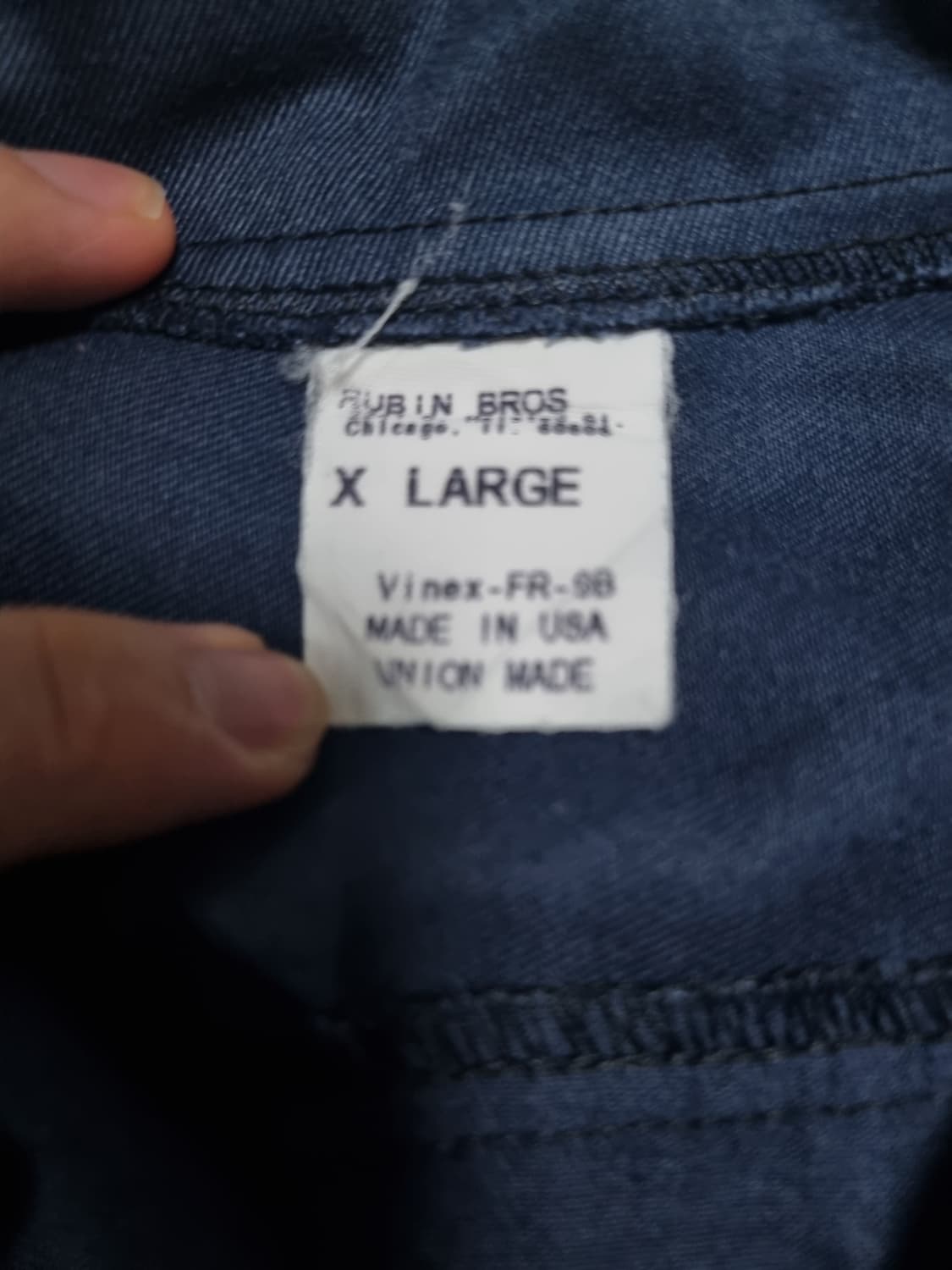 비넥스 FR 워크셔츠 네이비 XL 상품이미지4