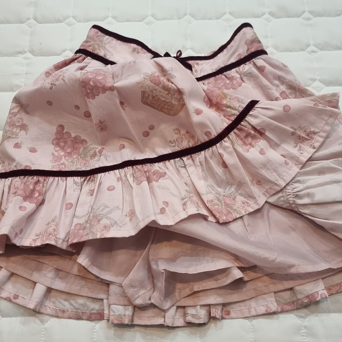 리즈리사(Liz Lisa리즈리사) 빈티지 베리 플라워 프릴 스커트 상품이미지4