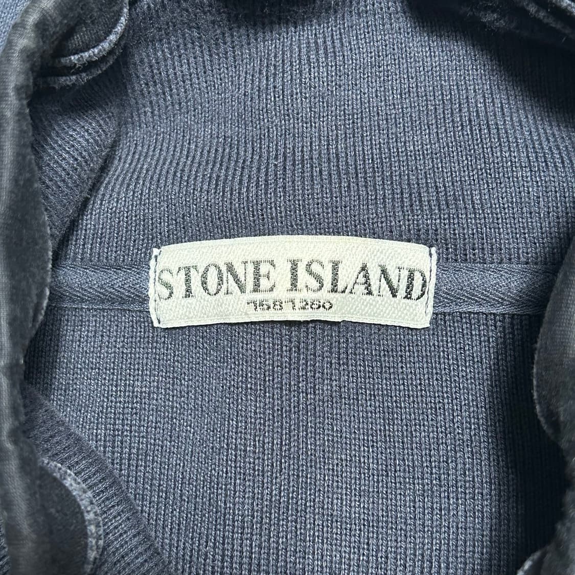 Stone Island 정품 네이비 니트 집업 상품이미지2