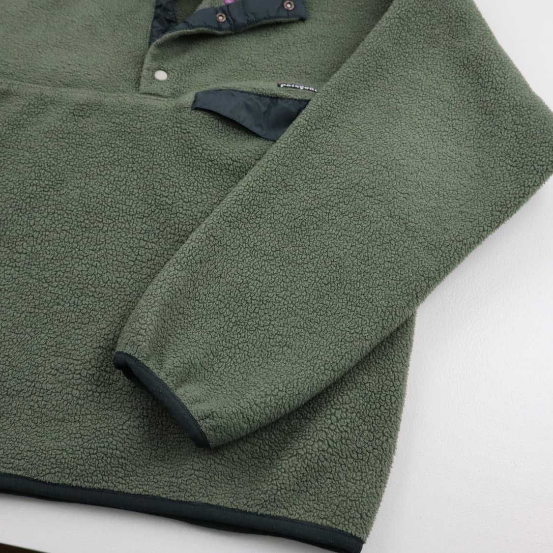 90s 파타고니아 신칠라 스냅-T 올리브/그린 자메이카 상품이미지4