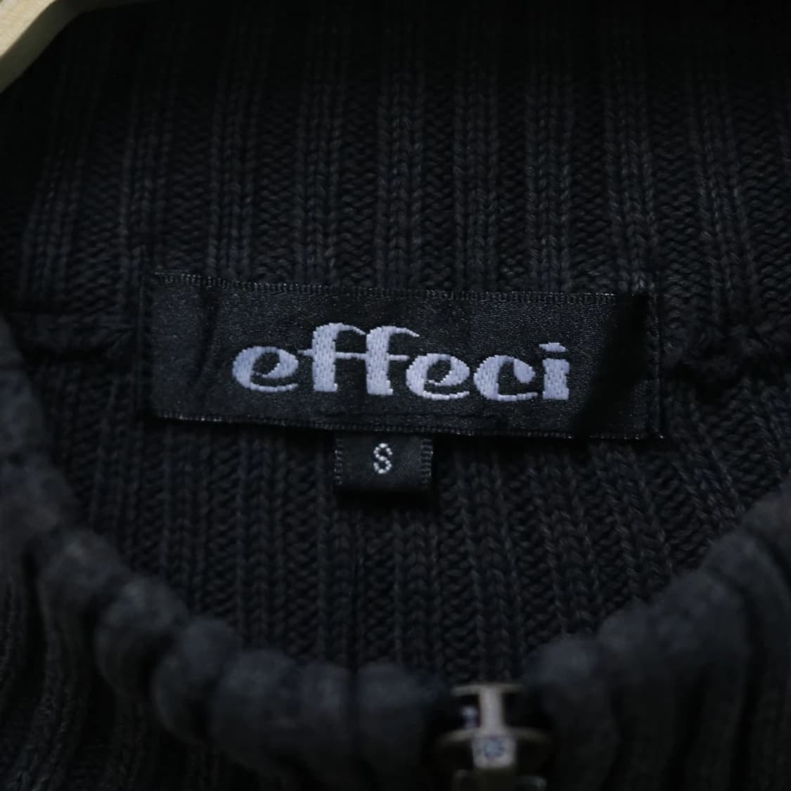 EFFECI 니트 포인트 집업 60411 상품이미지10