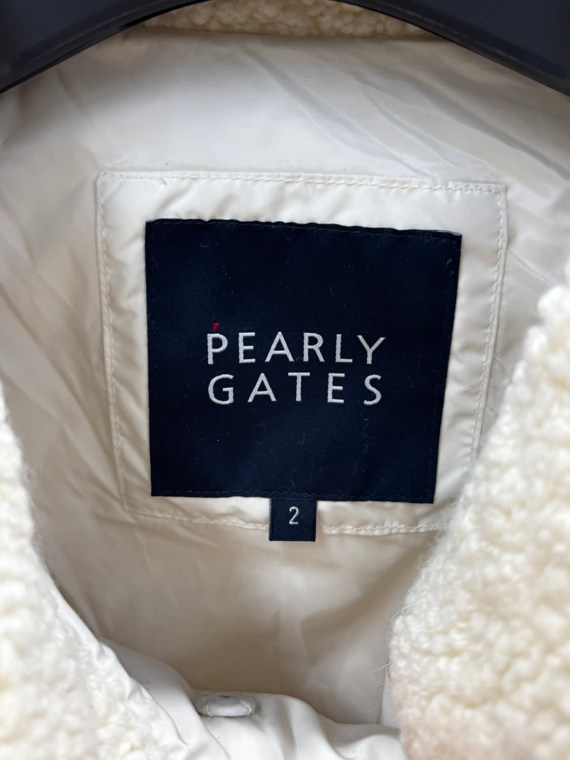 파리게이츠 아이보리 숏 패딩 점퍼 뽀글이 카라 2 상품이미지5