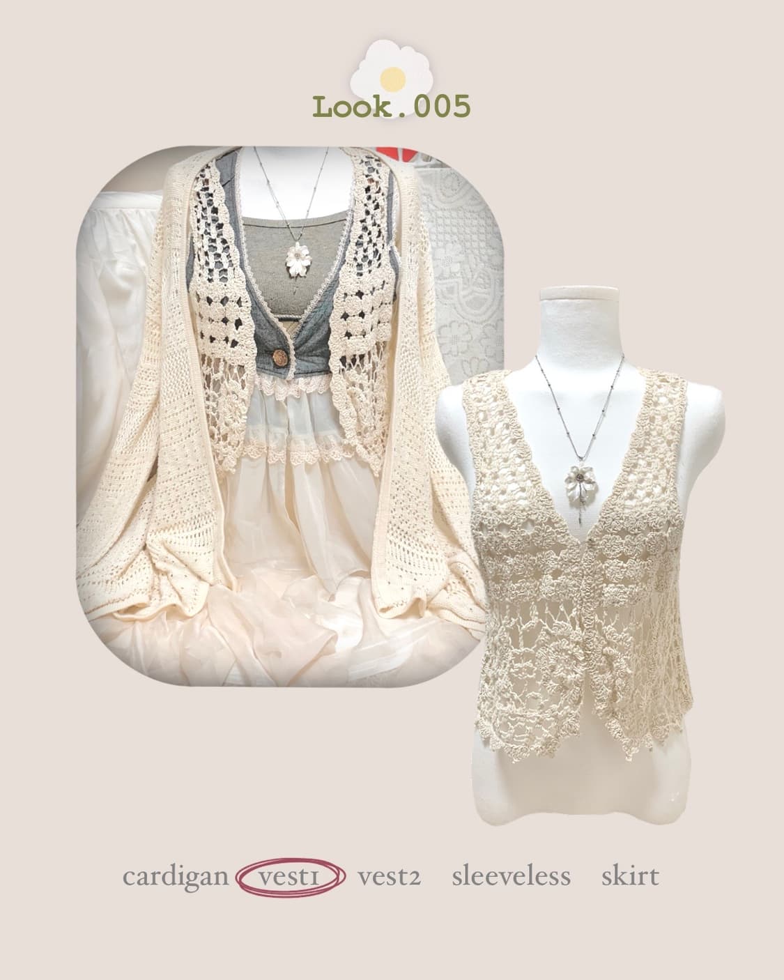 Vanila cream mori fairy set 상품이미지3