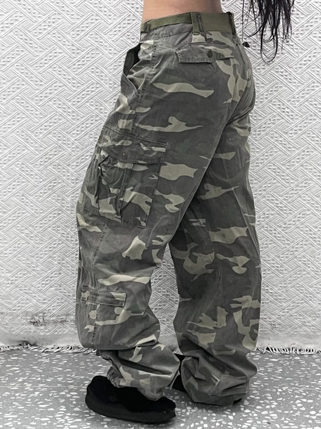 에드윈 빈티지 스트릿 카모플라주 카고팬츠 34인치 C10437 상품이미지1