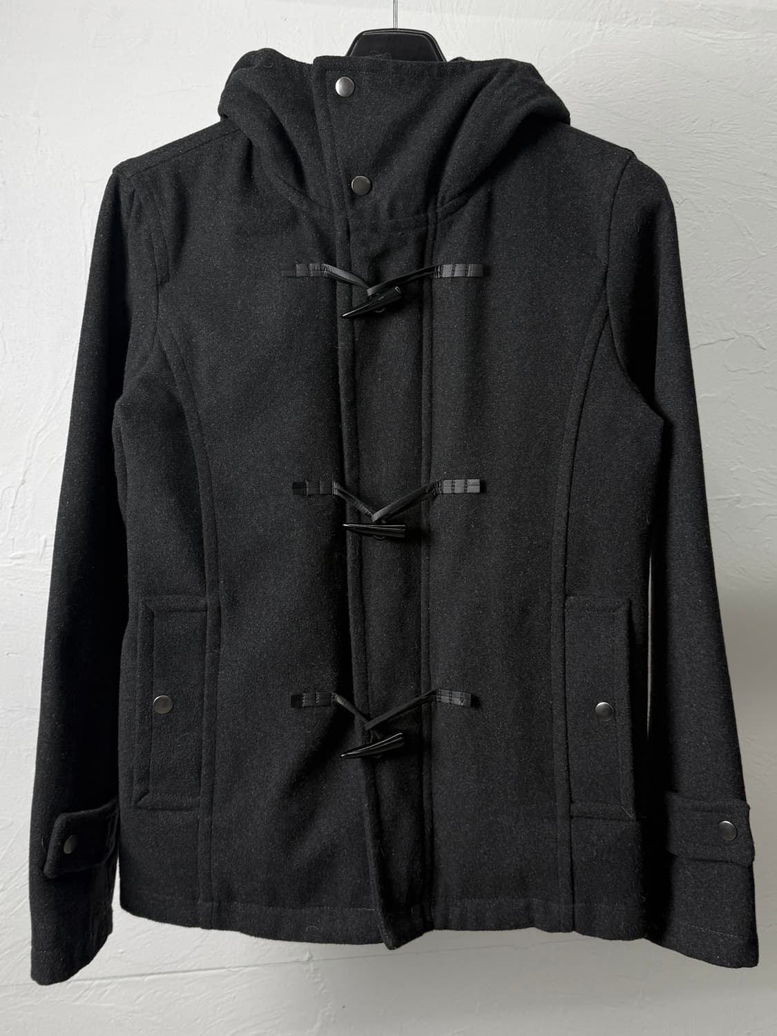 세만틱 디자인 더플 후드 자켓 상품이미지2