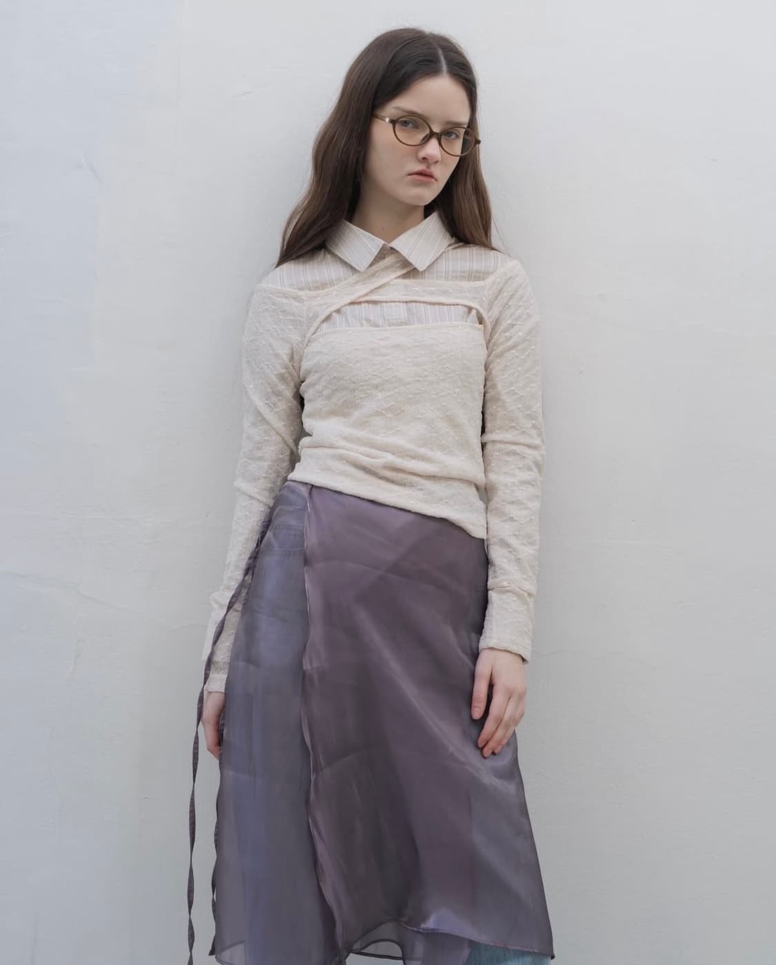 라인 스트라이프 셔츠 상품이미지3