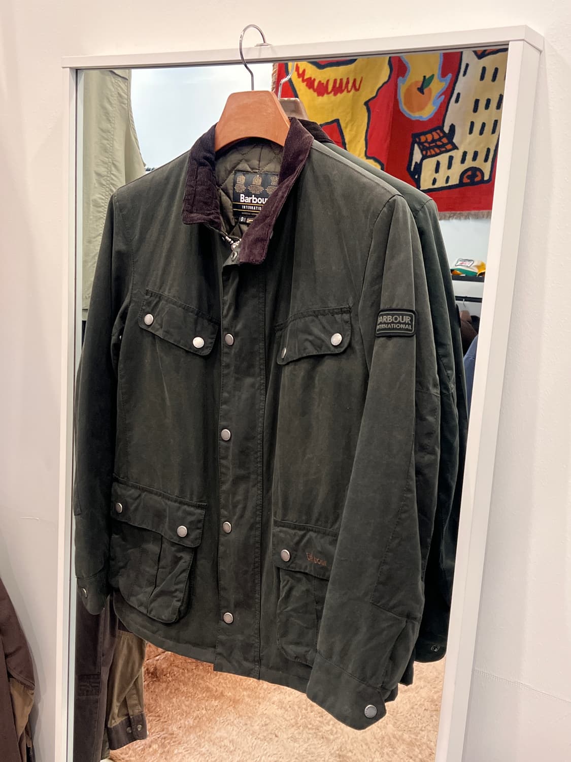 Barbour 바버 인터네셔널 듀크 왁스 자켓 상품이미지1
