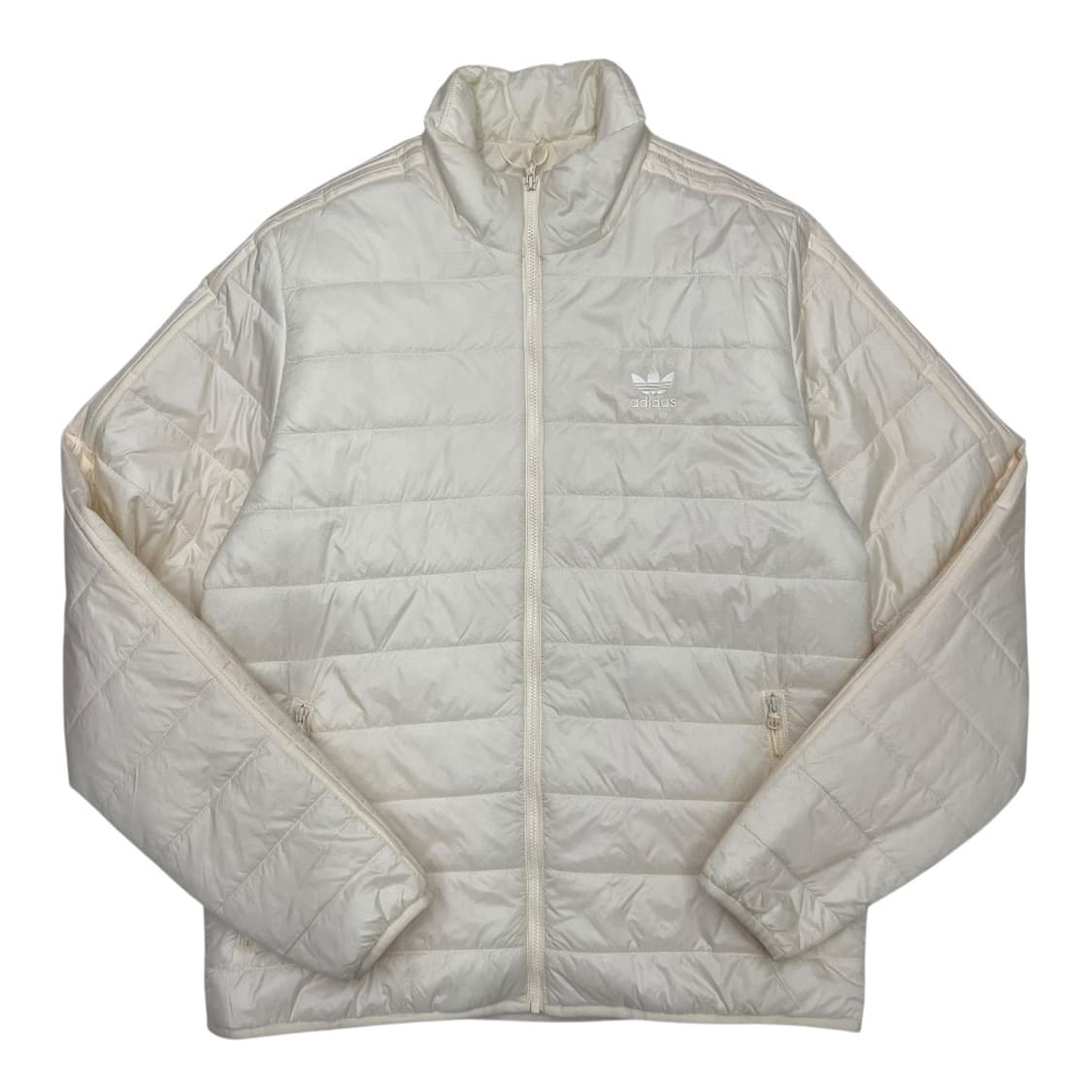 아디다스 화이트라인 화이트 경량패딩 L 상품이미지4