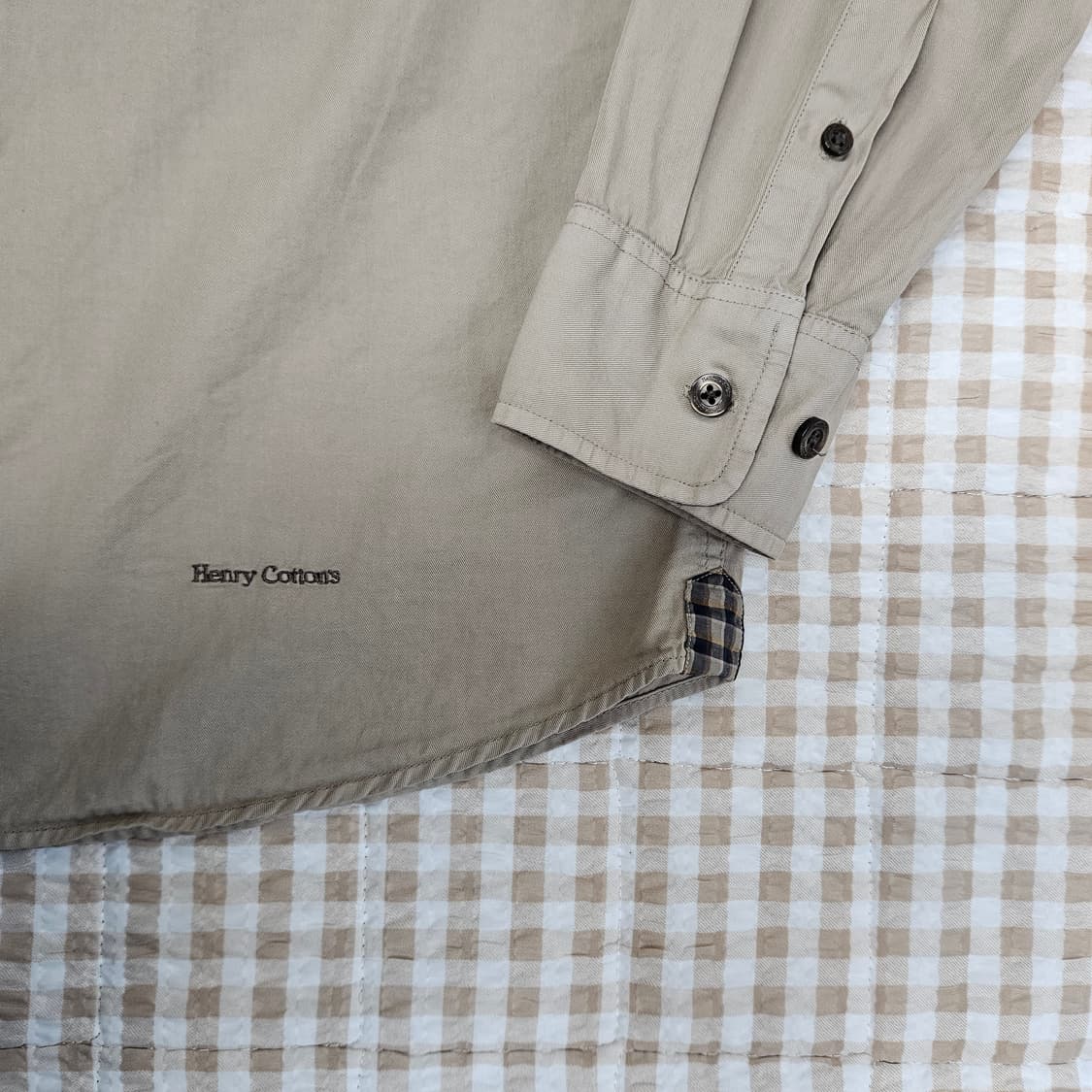 헨리코튼 긴소매 셔츠 남자100 상품이미지4