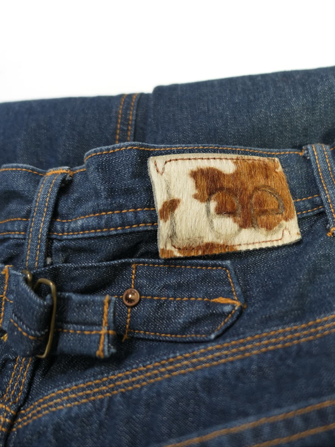 Lee cowgirl calfhair denim skirt 상품이미지1