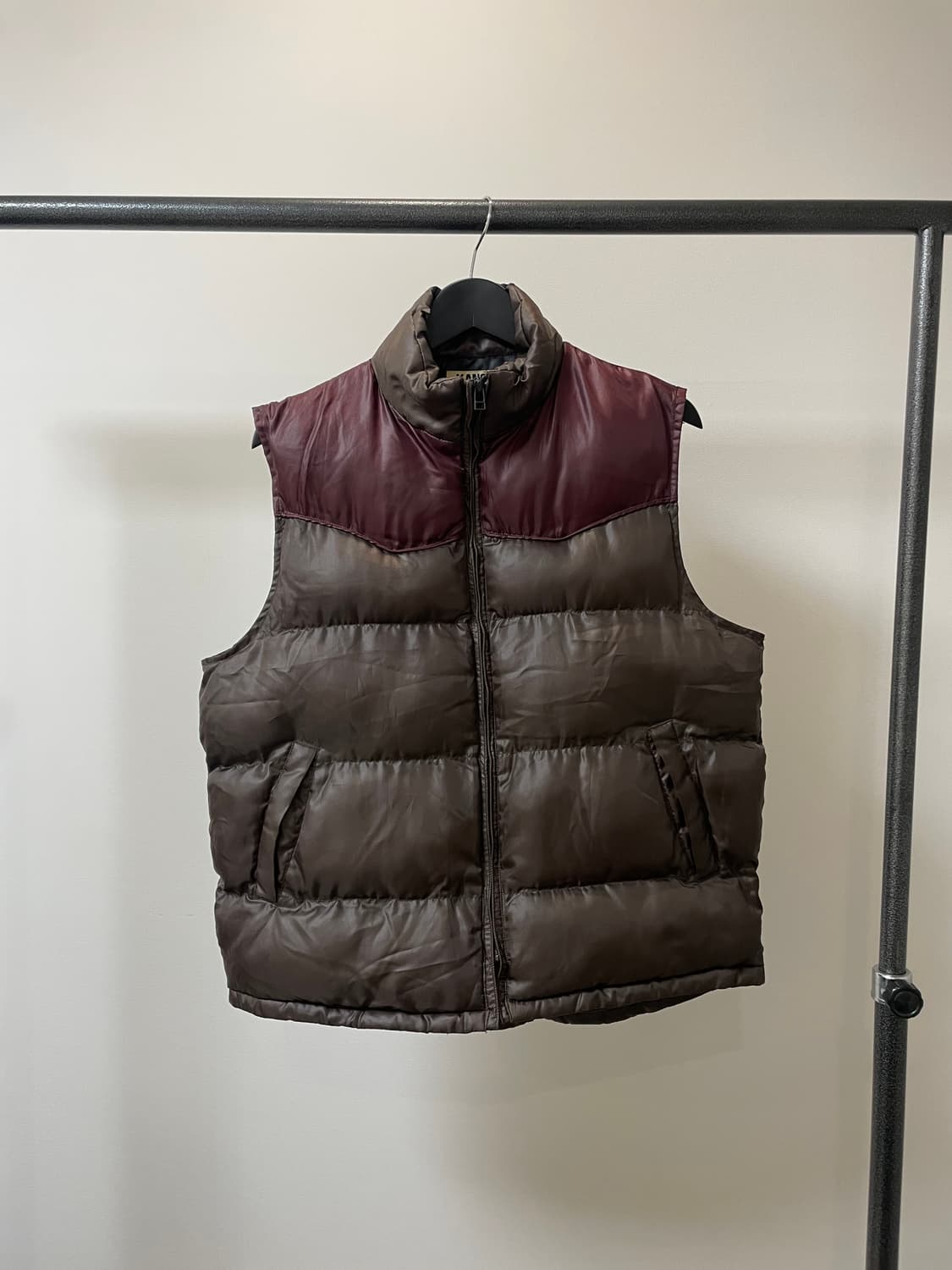 (L) 간사이 야마모토 브라운 패디드 베스트 상품이미지1