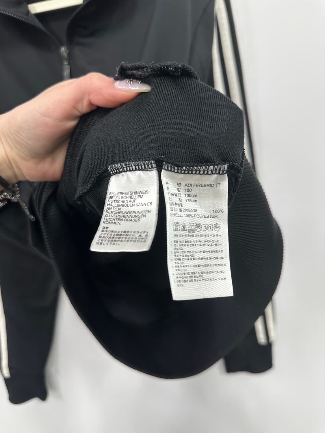 아디다스 블랙 구파이어버드 져지 트랙탑  상품이미지3