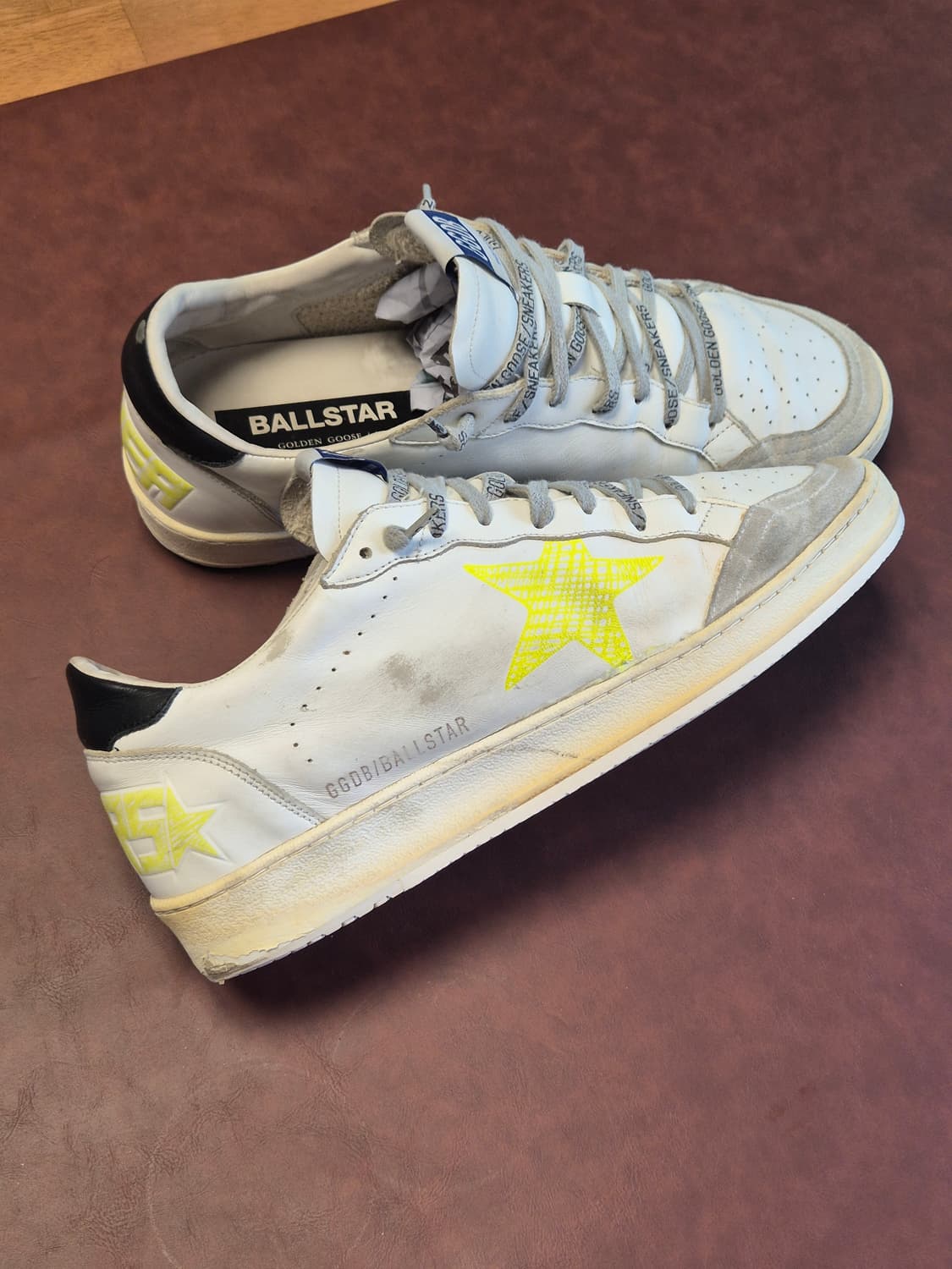 바닥보강했어요 280-285(44) 정품 골든구스 볼스타 스니커즈 상품이미지6