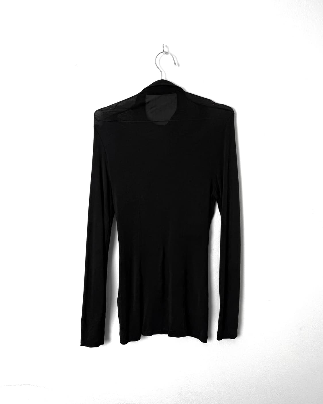 vintage black ruffle detail shirt   상품이미지5