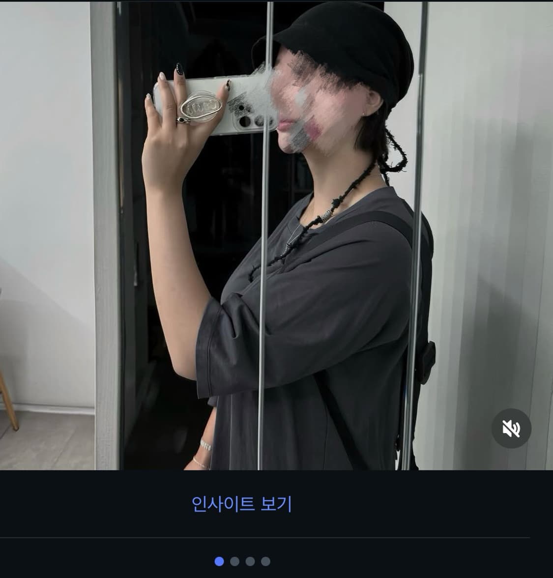 하르테올뎀 Harteordemn 린넨 셔링 캡 블랙 - 1회착 상품이미지3