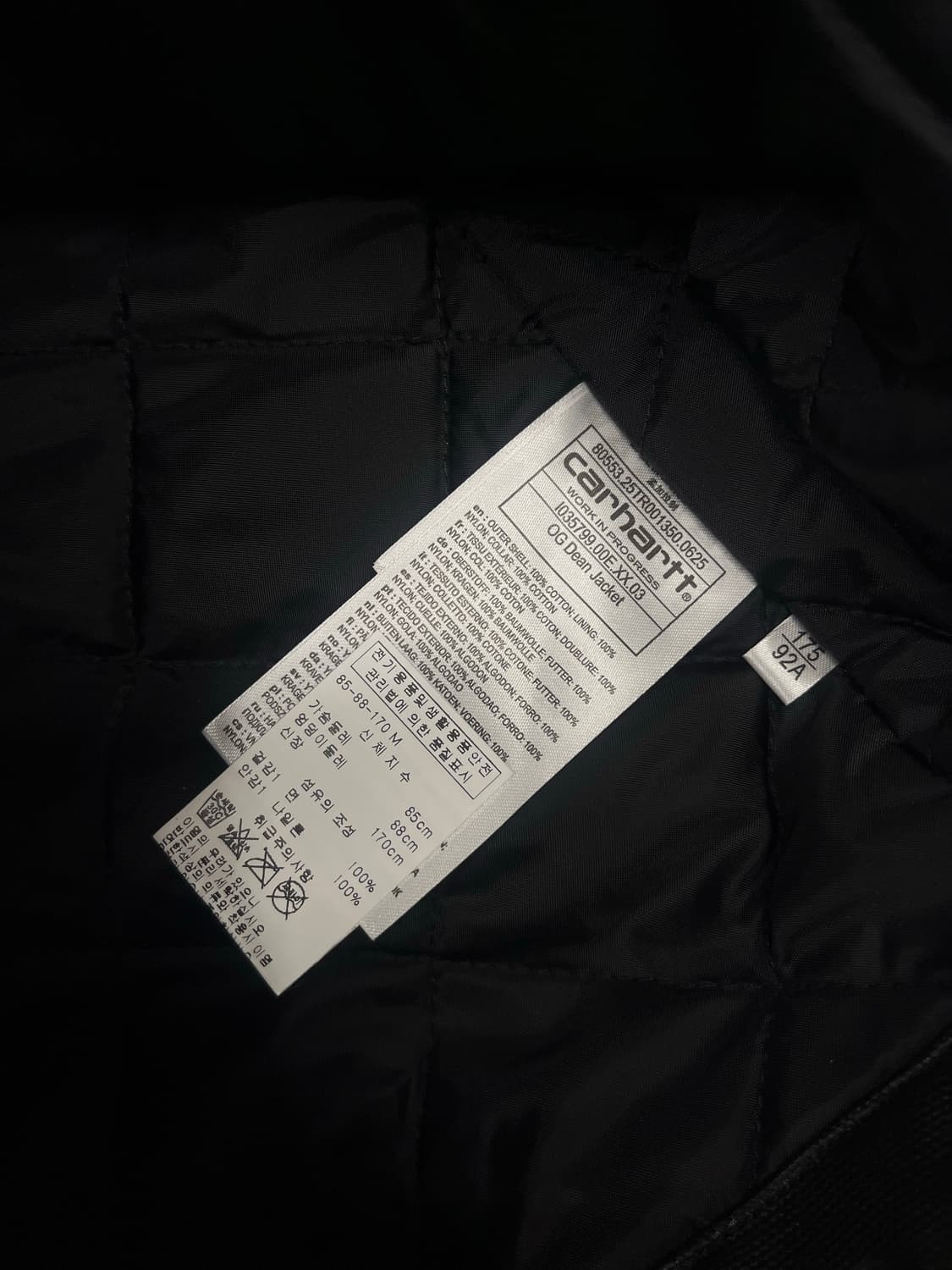 새상품 칼하트 og 딘 워크자켓 M 상품이미지5