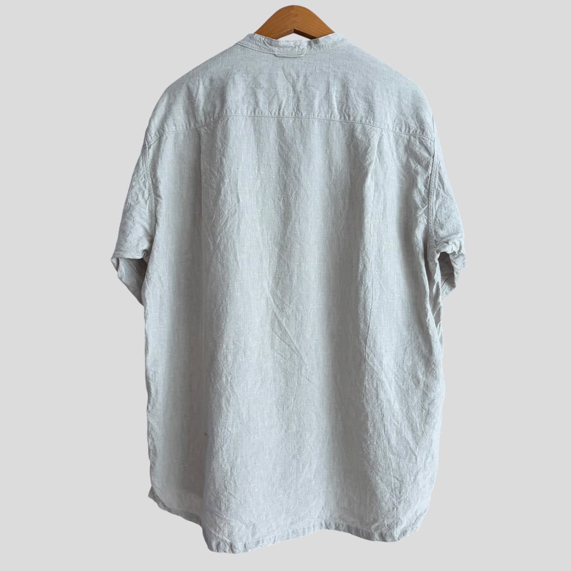 (XL)45R 헨리넥 린넨 반팔셔츠 상품이미지5