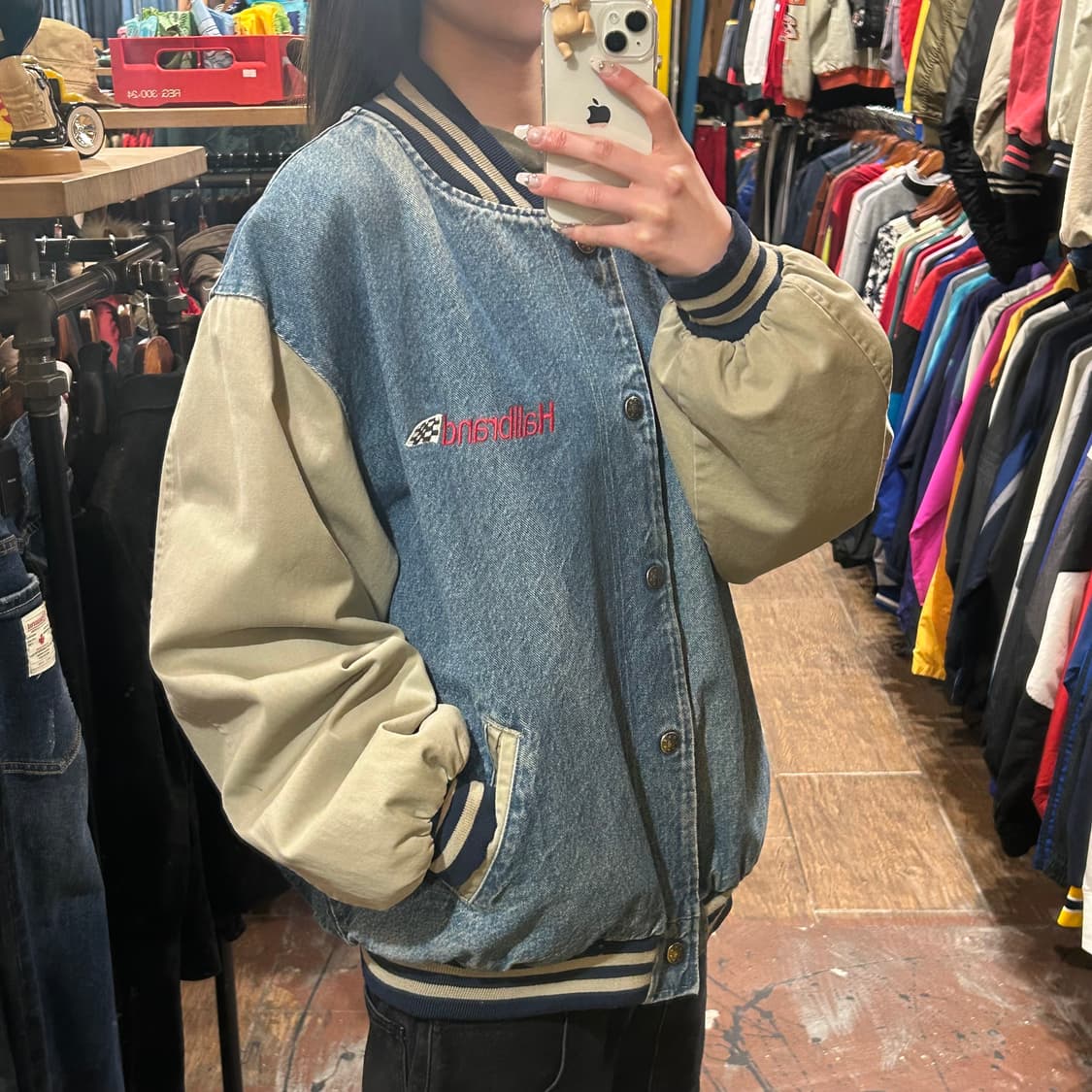 [HI] hartwell 데님 바시티 자켓  상품이미지3