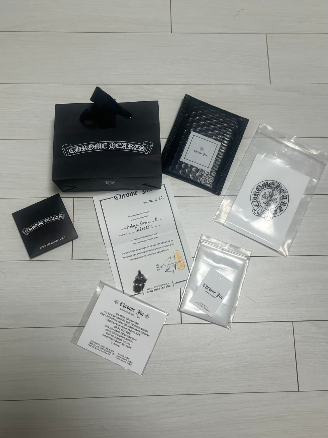 크롬하츠 롤링스톤즈 립앤텅 펜던트 상품이미지3