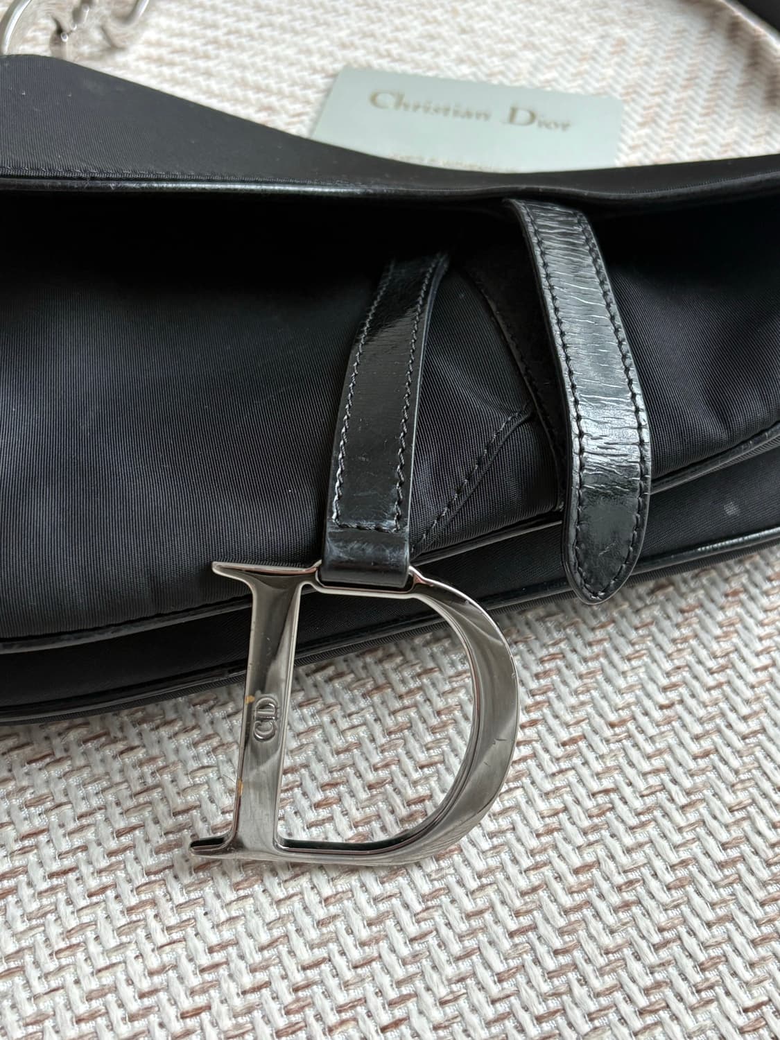 빈티지 디올 새들백 나일론 [개런티카드 동봉] 상품이미지2
