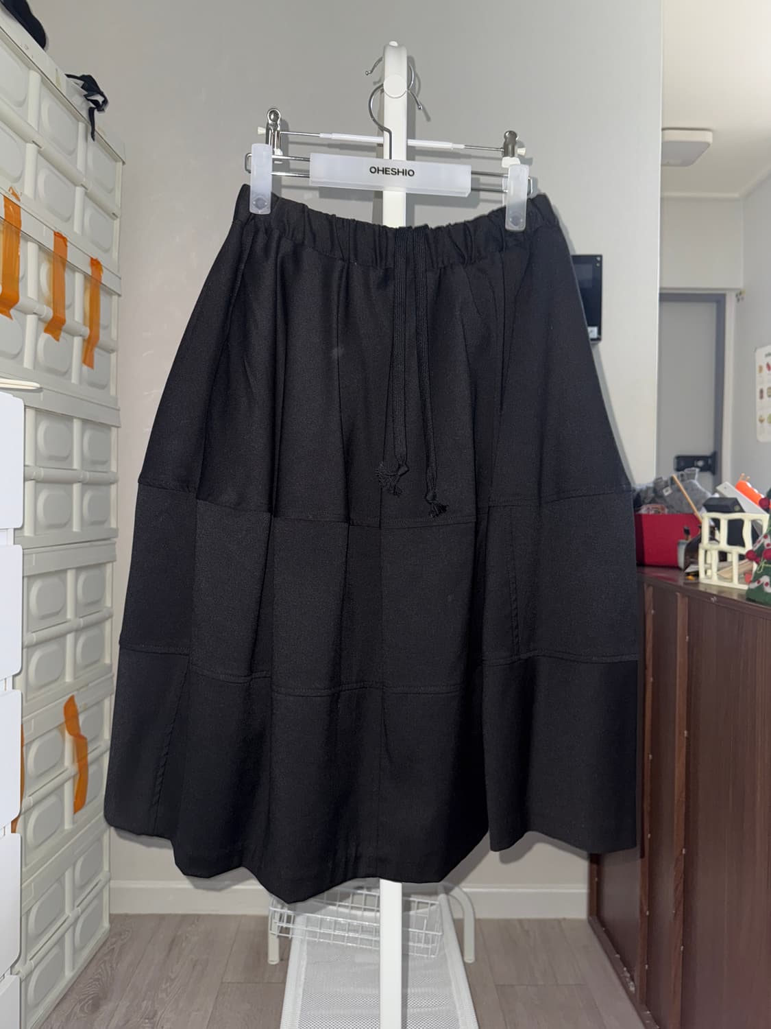 오헤시오 BALLOON BANDING MIDI SKIRT 상품이미지3