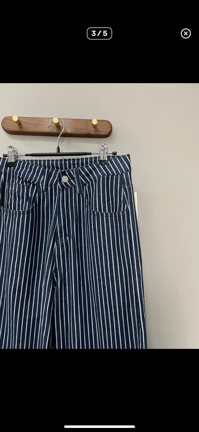 빈티지 스트라이프 와이드 팬츠 A3452 상품이미지3