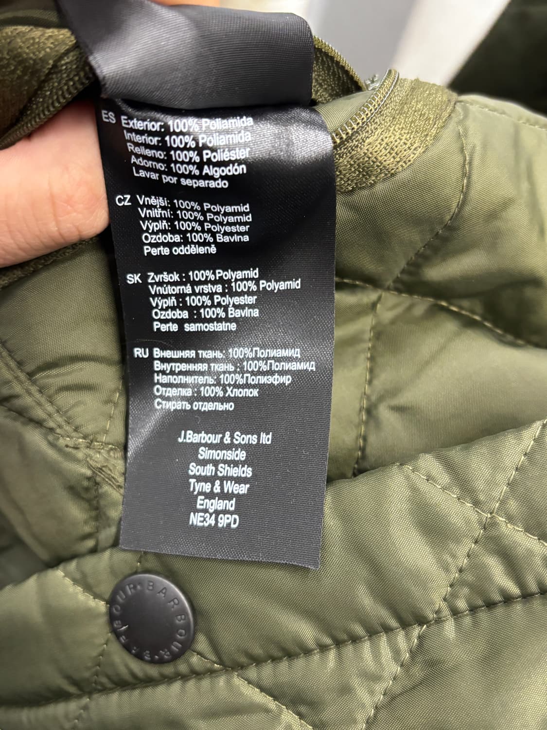 BARBOUR 바버 헤리티지 퀄팅 자켓 M 상품이미지6