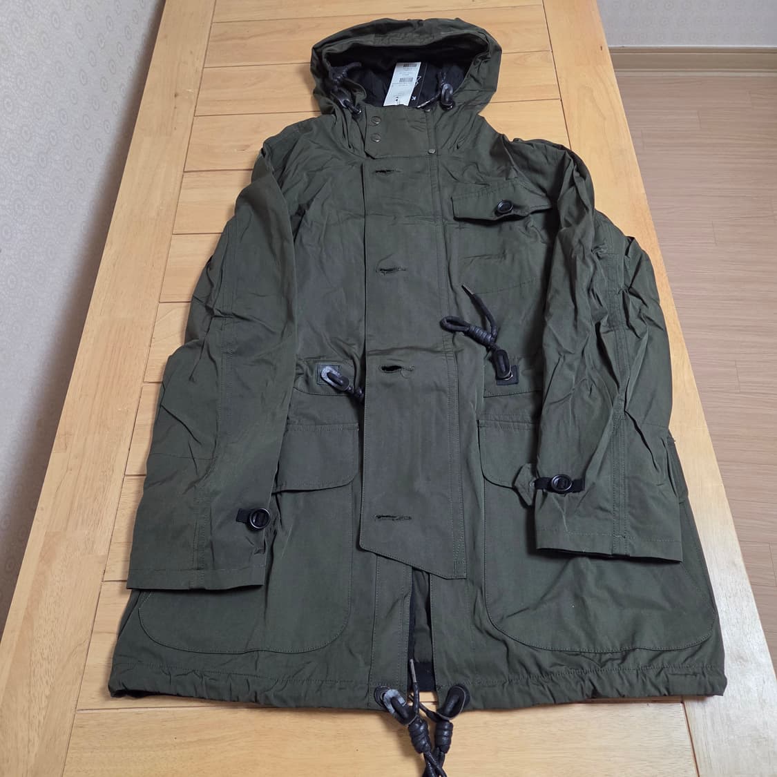 105 야상 집업 바람막이 카키 상품이미지1