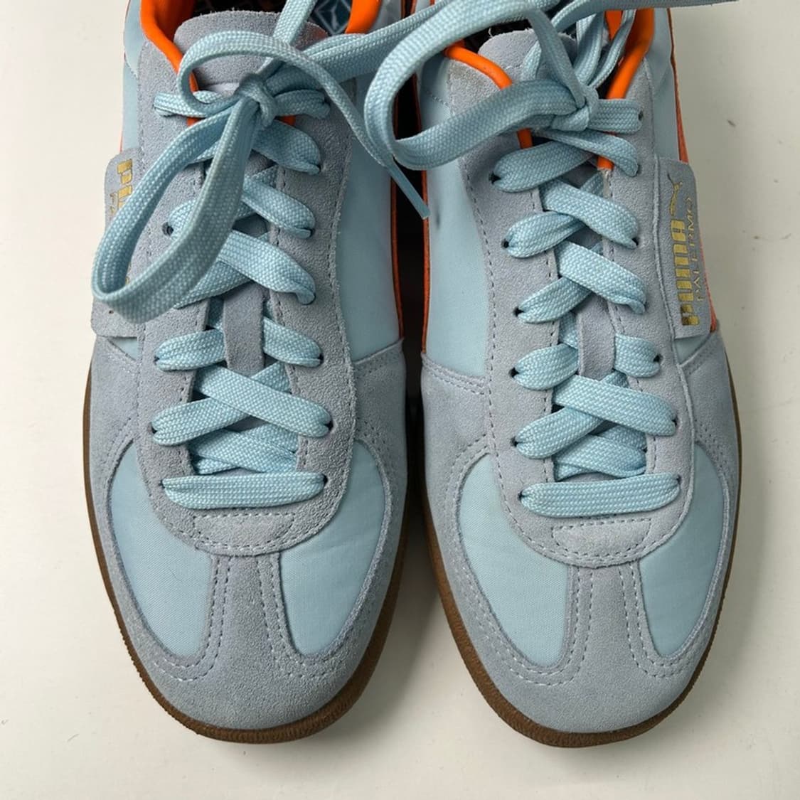 퓨마 팔레르모 OG 실버 스카이 카옌 페퍼 스니커즈 270 상품이미지4