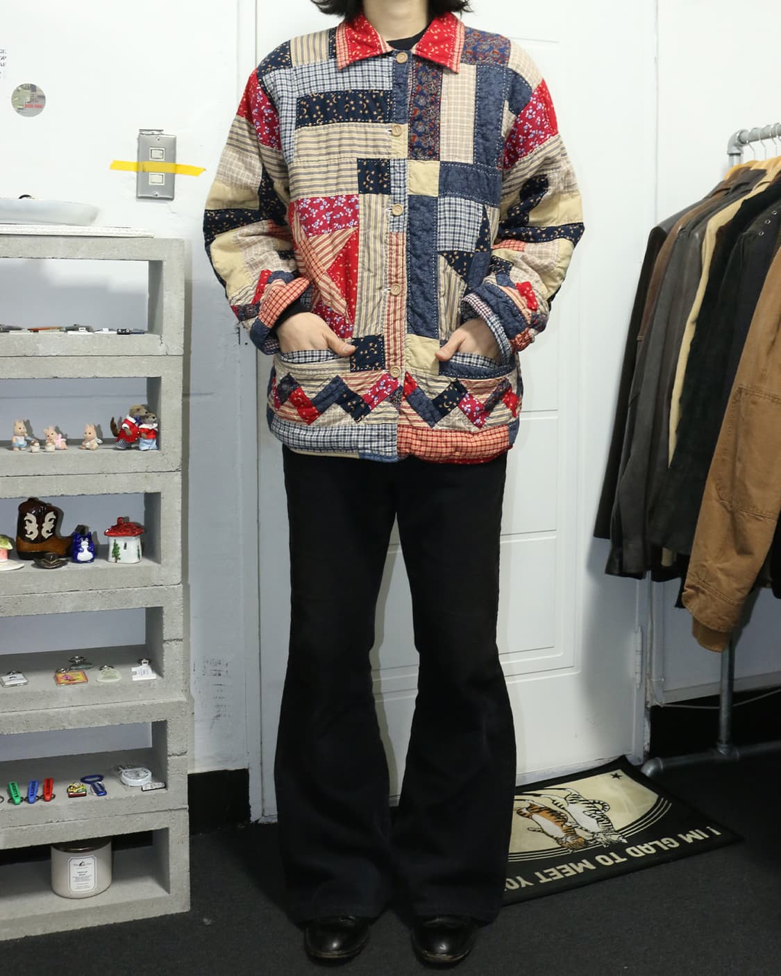 빈티지 패치워크 퀼팅 자켓  상품이미지9