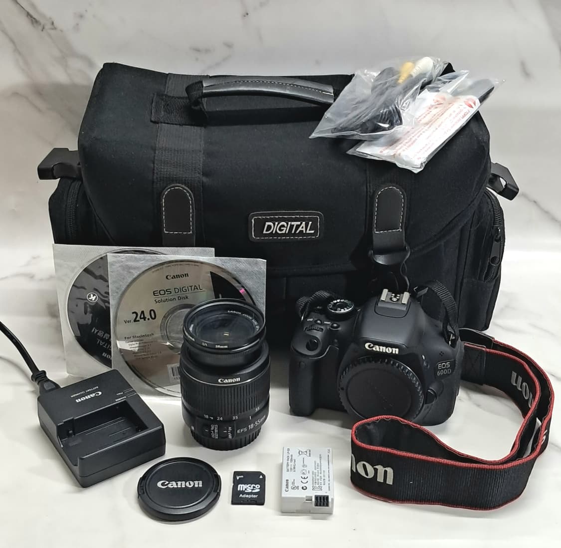 상태좋은! 캐논 EOS 600D 바디 /18-55mm IS 2 렌즈 상품이미지8