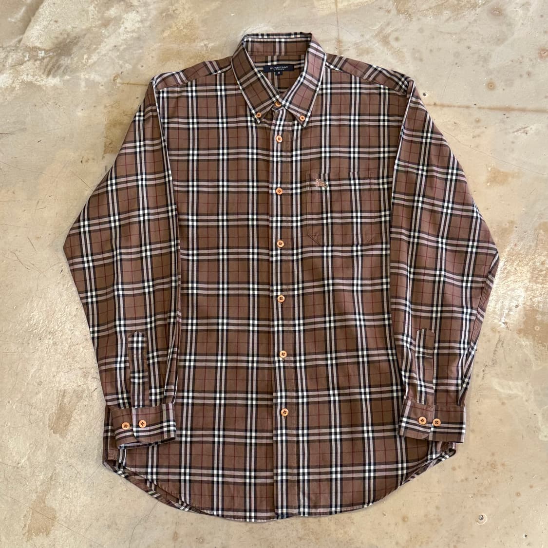 M 버버리 브라운 노바체크 셔츠 상품이미지2