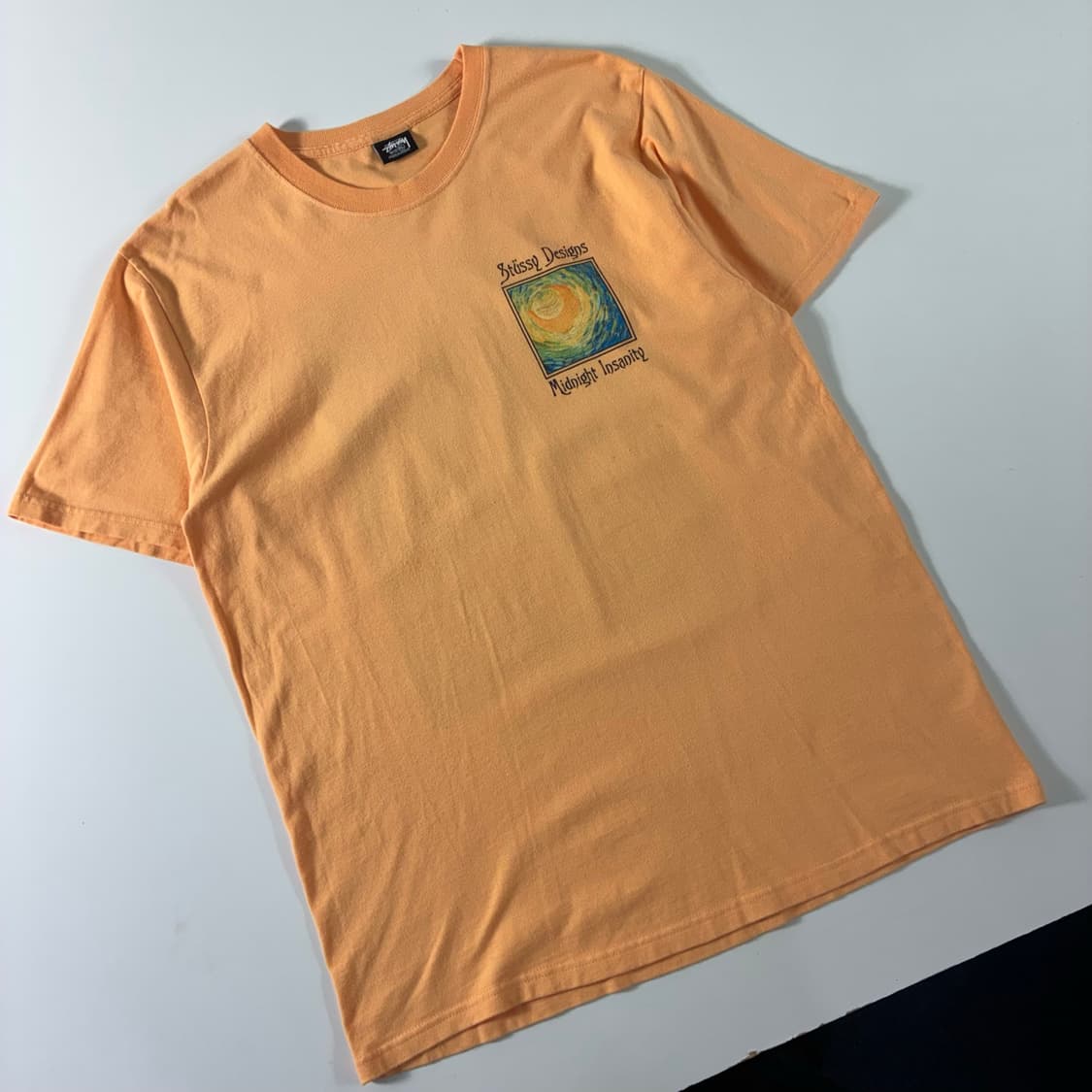 Stussy  스투시 미드나잇 인세티 피치 반팔티셔츠  상품이미지3