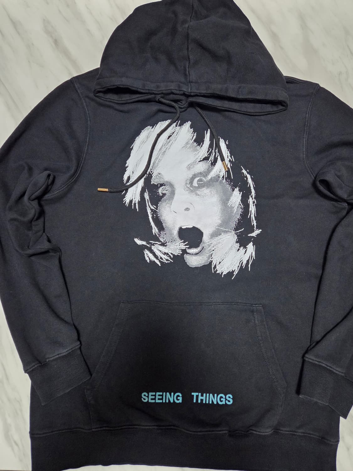 오프화이트 스크리밍 걸 후드티 상품이미지2