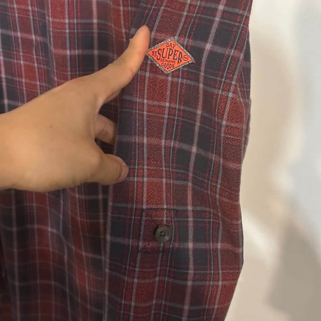 슈퍼드라이 투포켓 체크 셔츠 상품이미지7