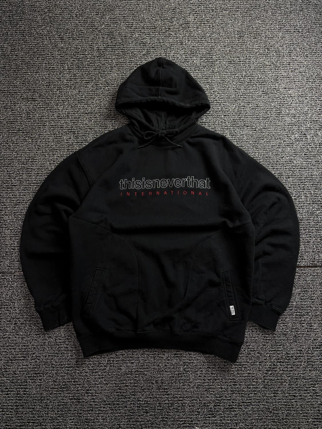 디스이즈네버댓 빅로고 박시핏 후드 티셔츠 1511 상품이미지2