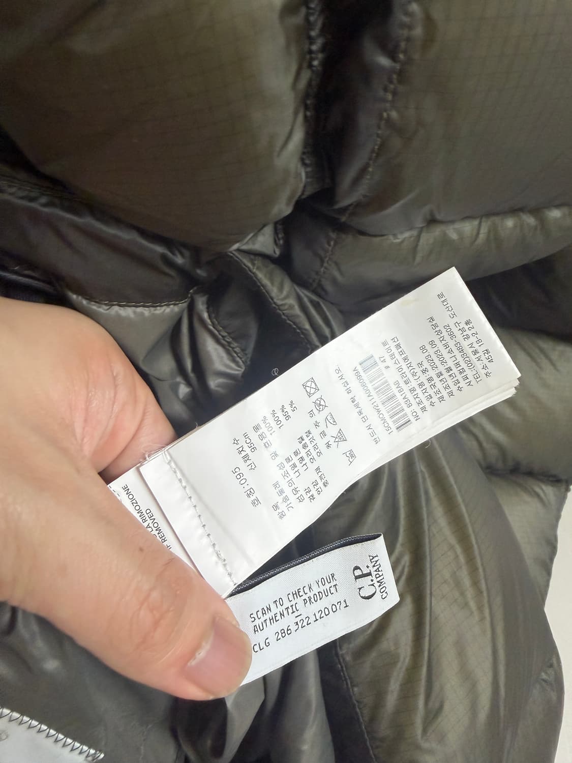 [백화점판, 48size(M-L)] CP컴퍼니 DD쉘 디디쉘 올리브 상품이미지4