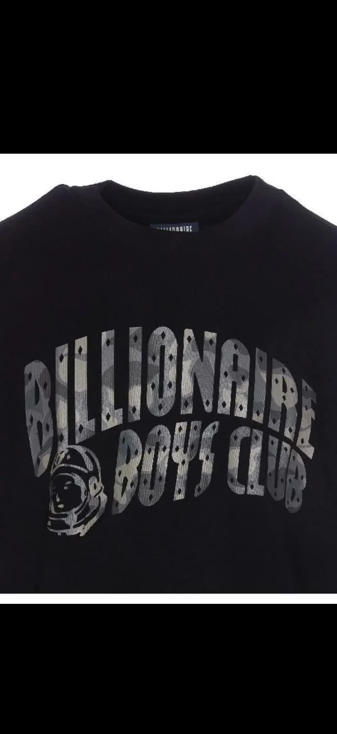  BBC 빌리네어보이즈클럽 카모 아치 로고 티셔츠 블랙 XL 상품이미지2