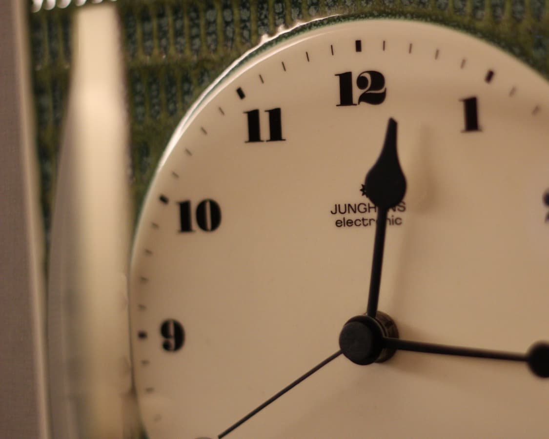 [Junghans] 융한스 빈티지 포셀린 ATO-MAT 벽시계 상품이미지8