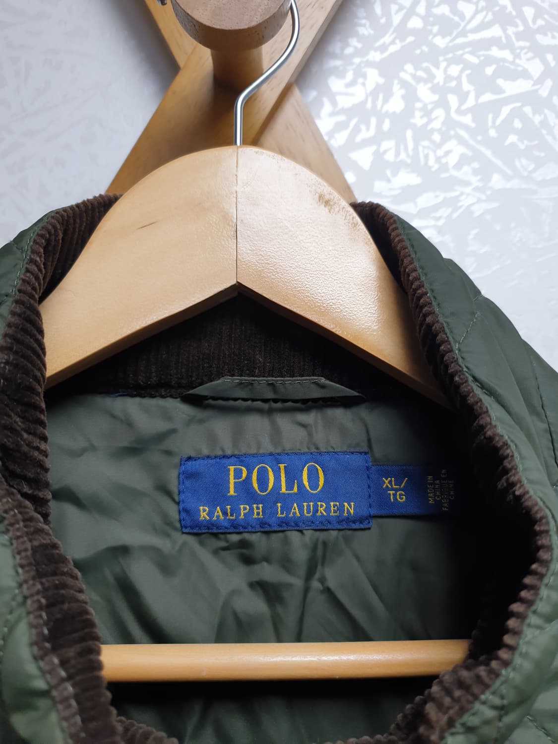 [xl/105/정품] 폴로 랄프로렌 퀼팅자켓 카키 상품이미지4