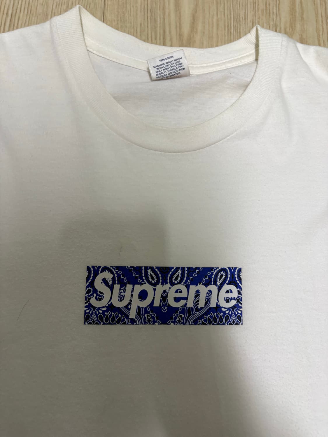 슈프림 반다나 박스로고 반팔 티셔츠 상품이미지2