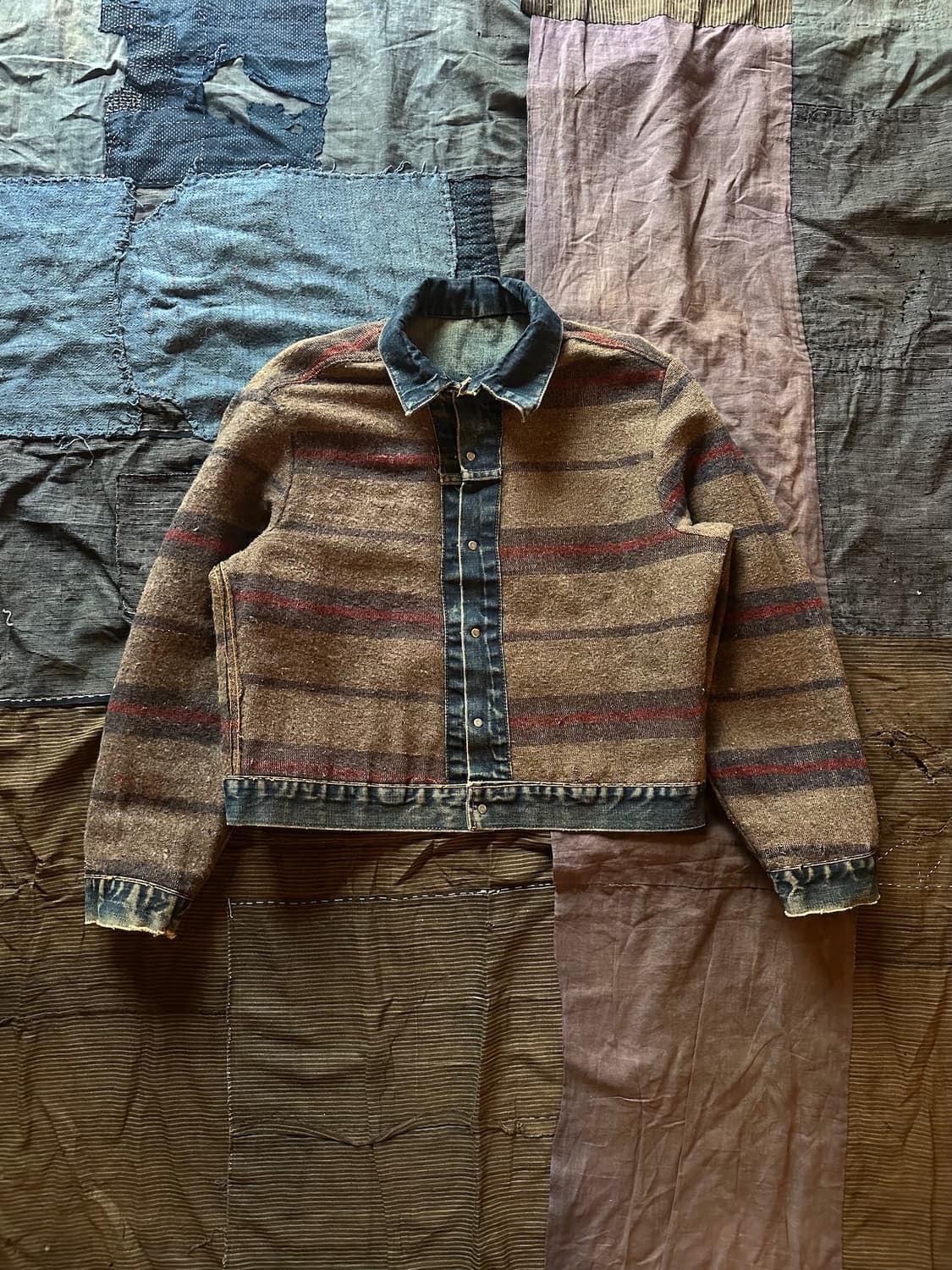 60s USA Levis 70505 Big E Denim Jacket 상품이미지9