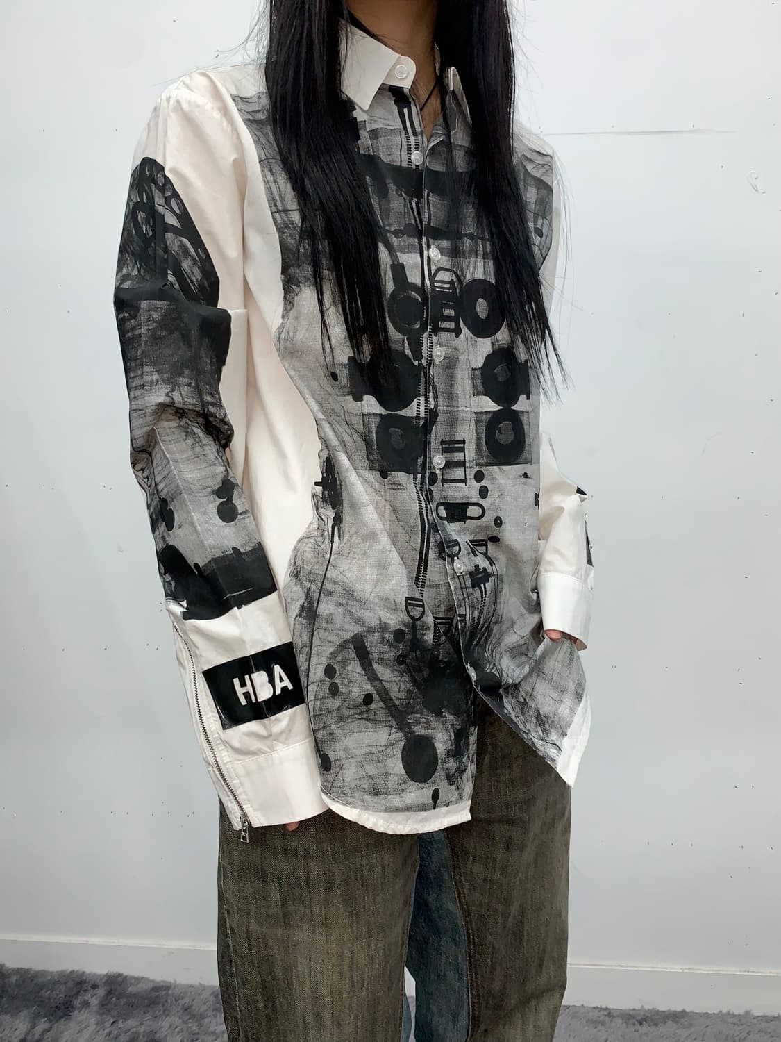 Hood by air 트롱프뢰유 셔츠 상품이미지1