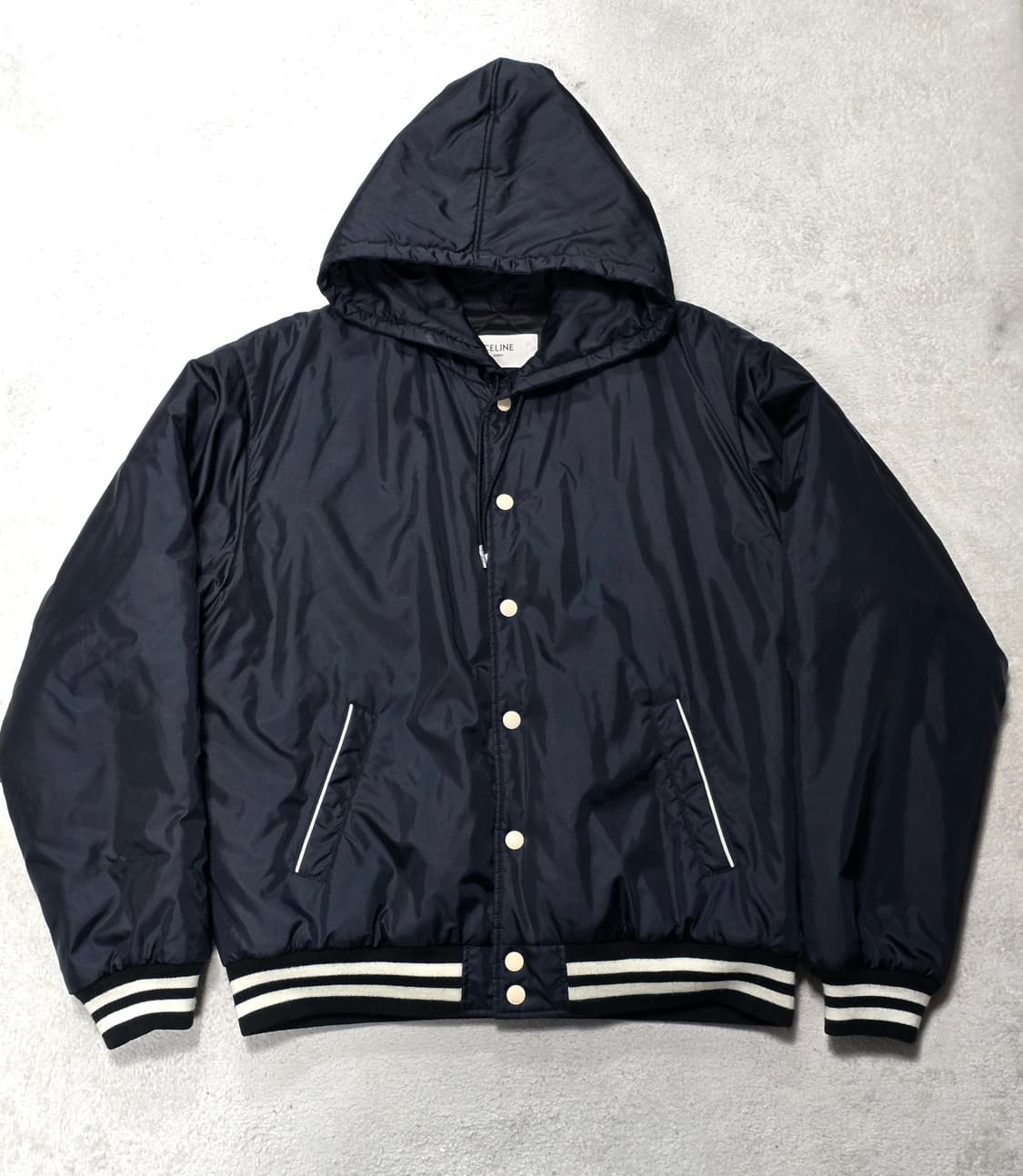 Celine 셀린느 백로고 나일론 바시티 후드 자켓 상품이미지3