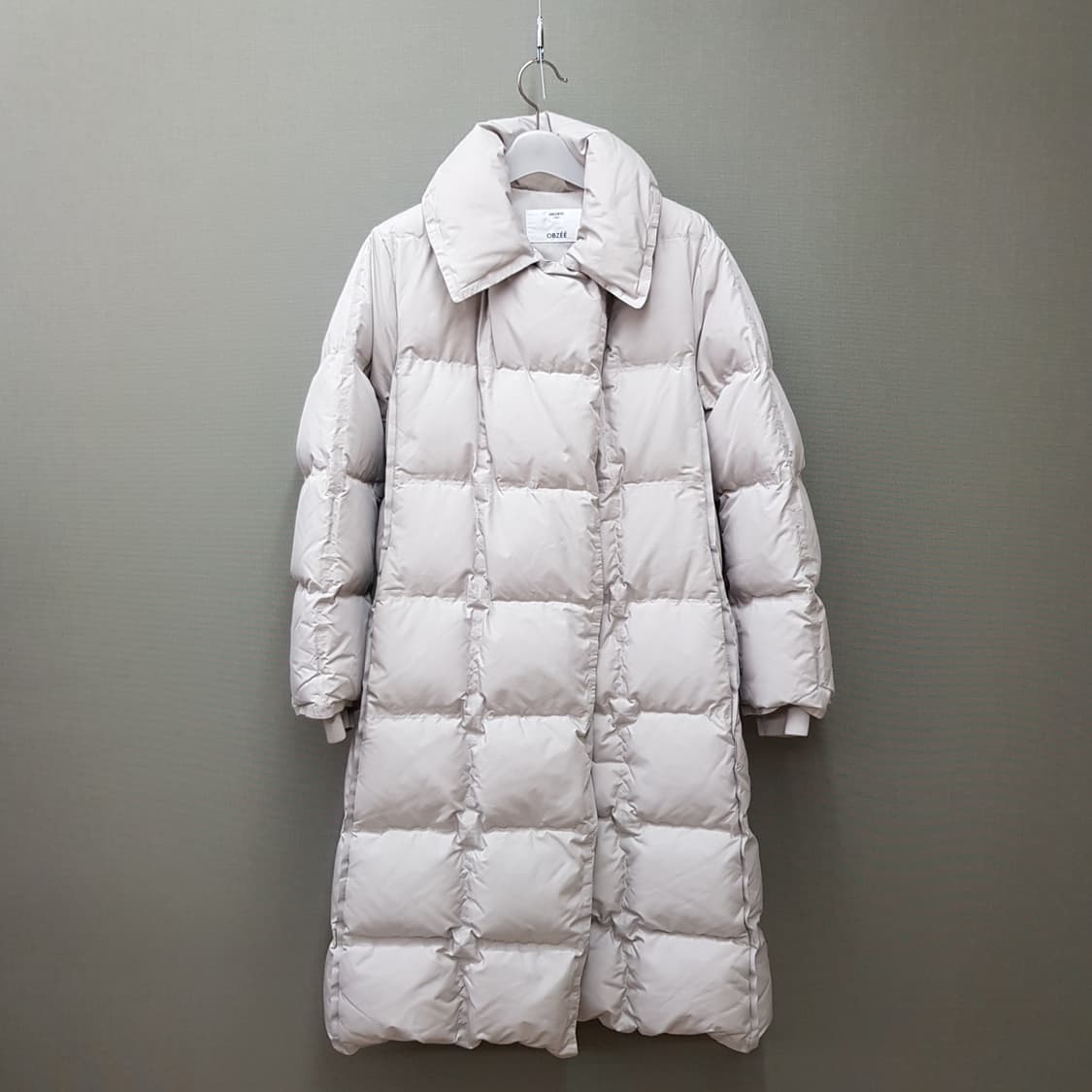 오브제 OBZEE 2021 롱 구스 다운 코트 82-94-160사이즈 상품이미지1