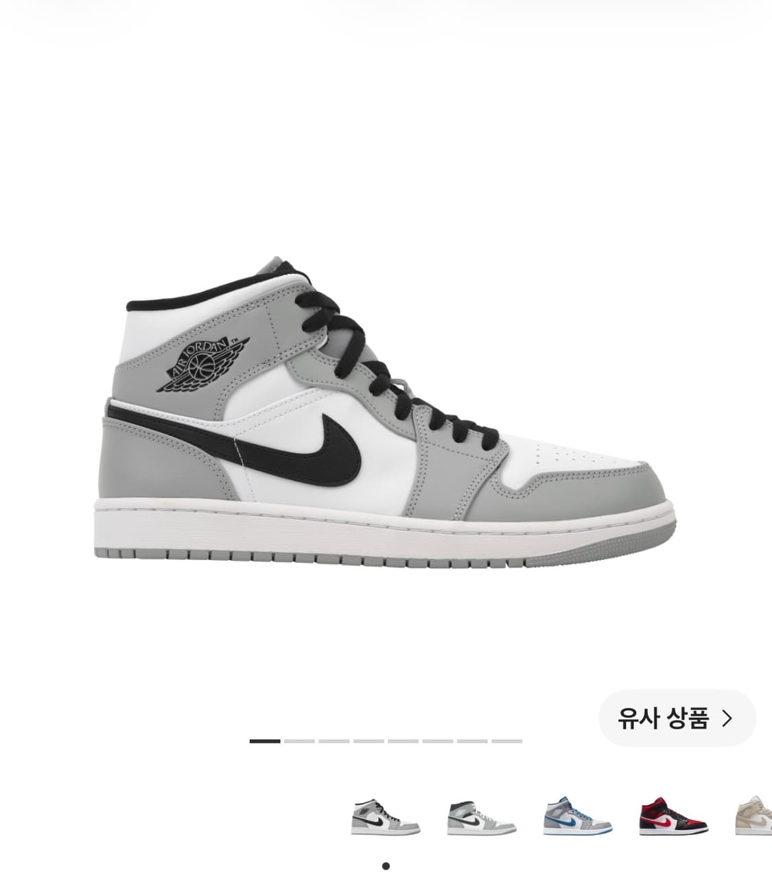 조던 1 미드 스모크 그레이 275 상품이미지1