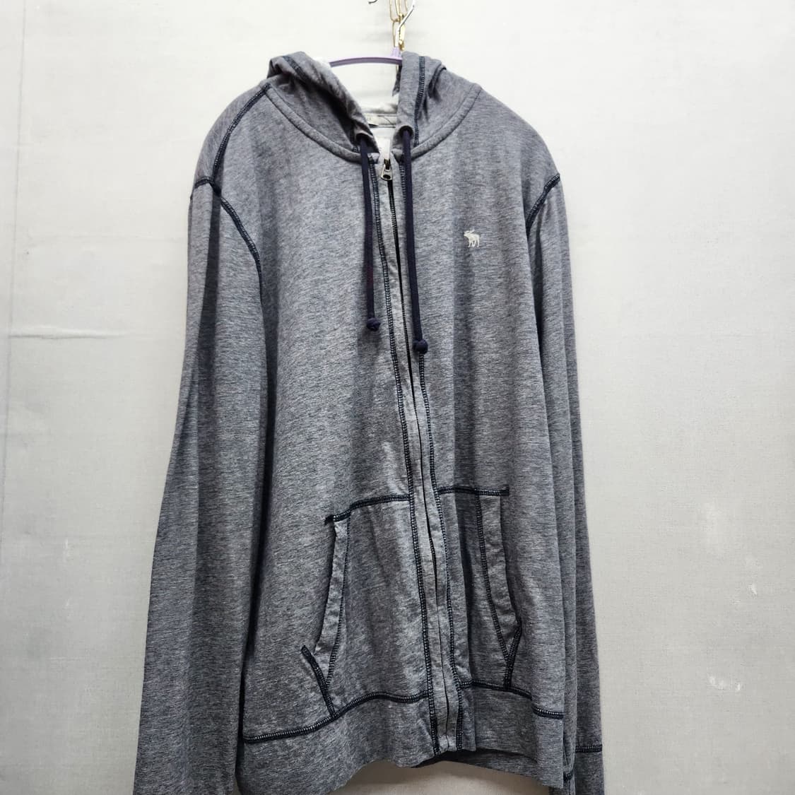 아베크롬비 순록로고 얇은 후드집업 XL(XL) 상품이미지1