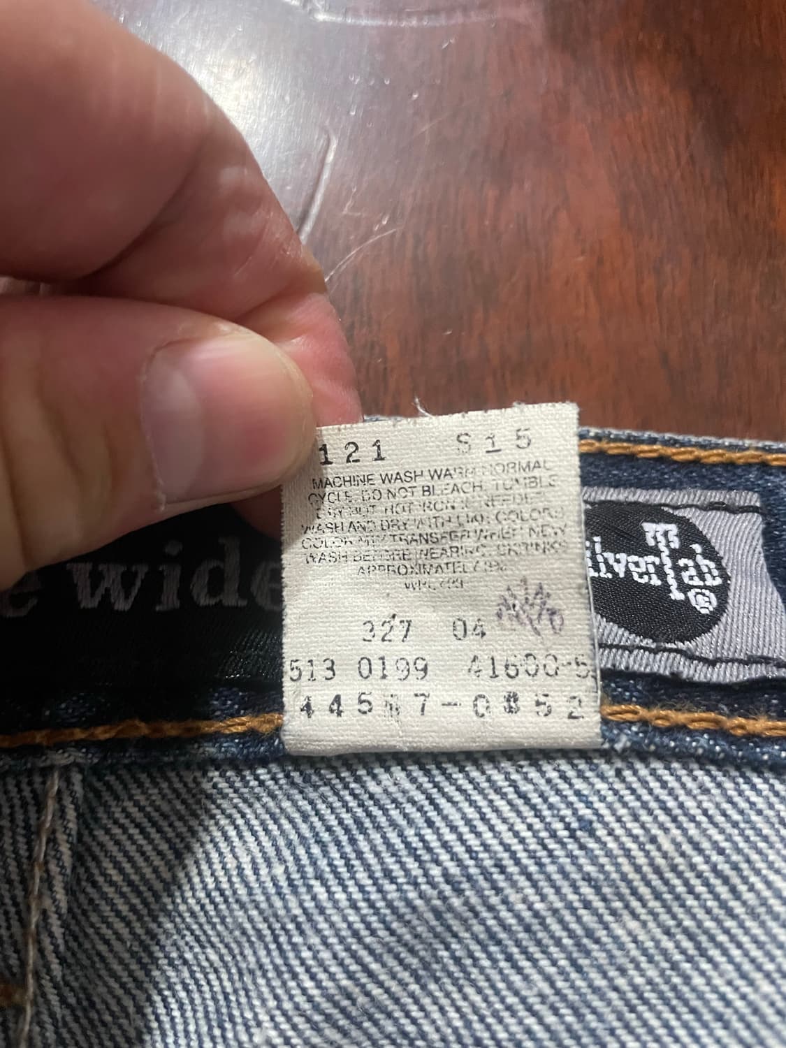 90’s 리바이스 실버탭 MADE IN USA Loose Wide Leg 상품이미지8